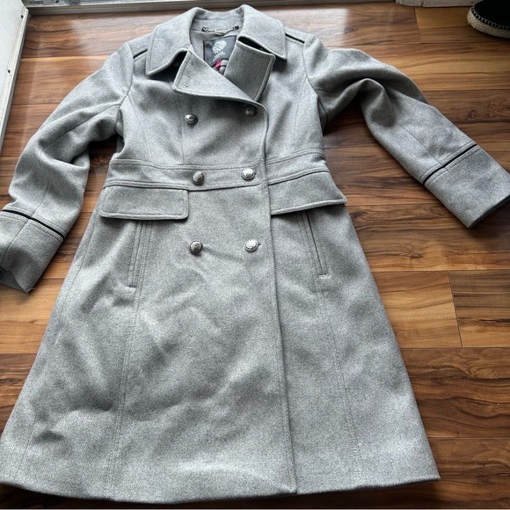 Vince Camuto wool blend petit coat M